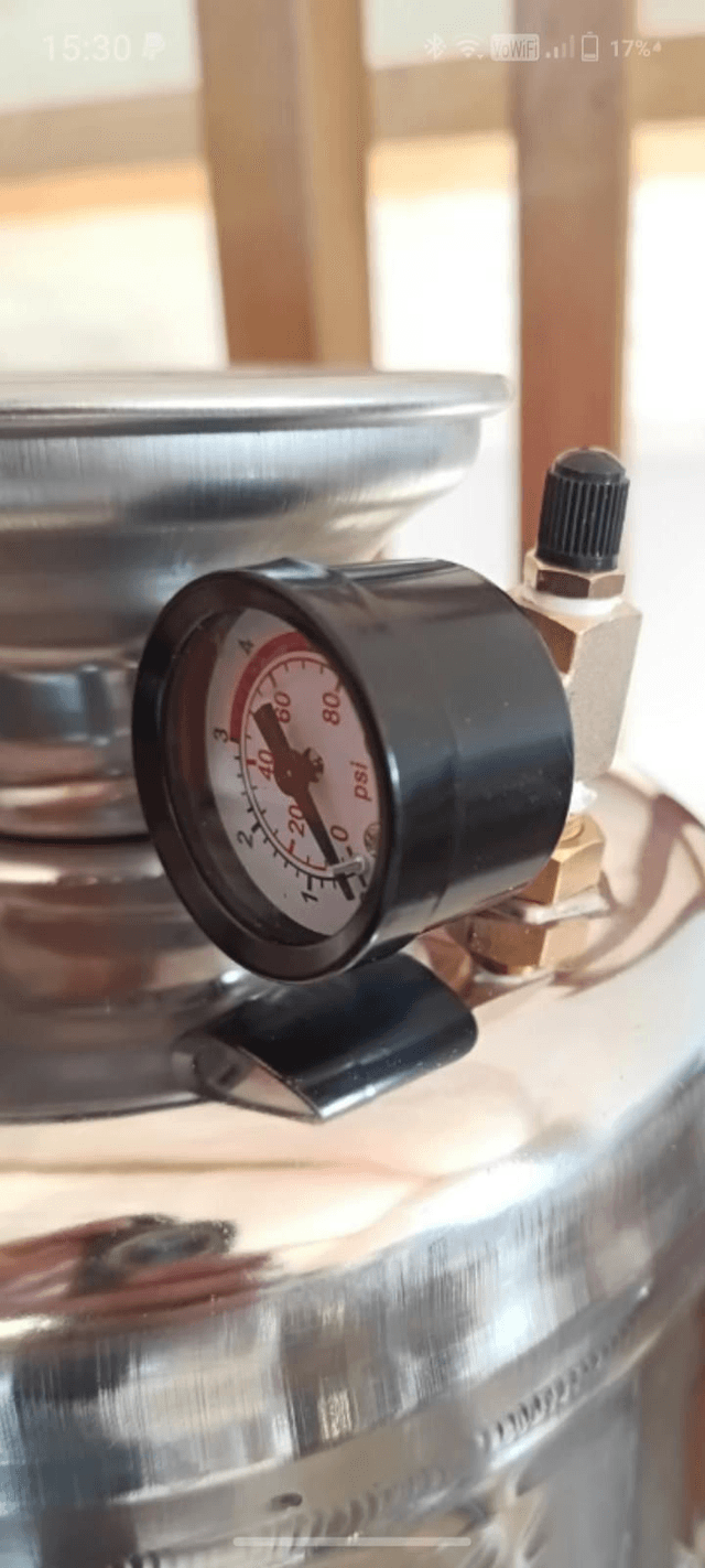 Option double raccord avec valve VTT + Mano